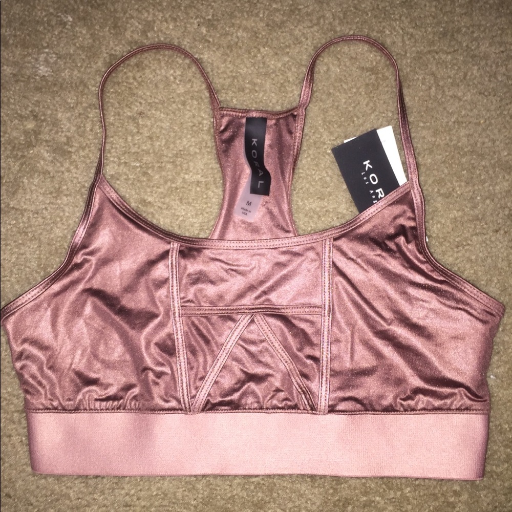 Brand Koral sports bra sz med